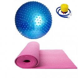 Gym Ball & Yoga Mats(combo)